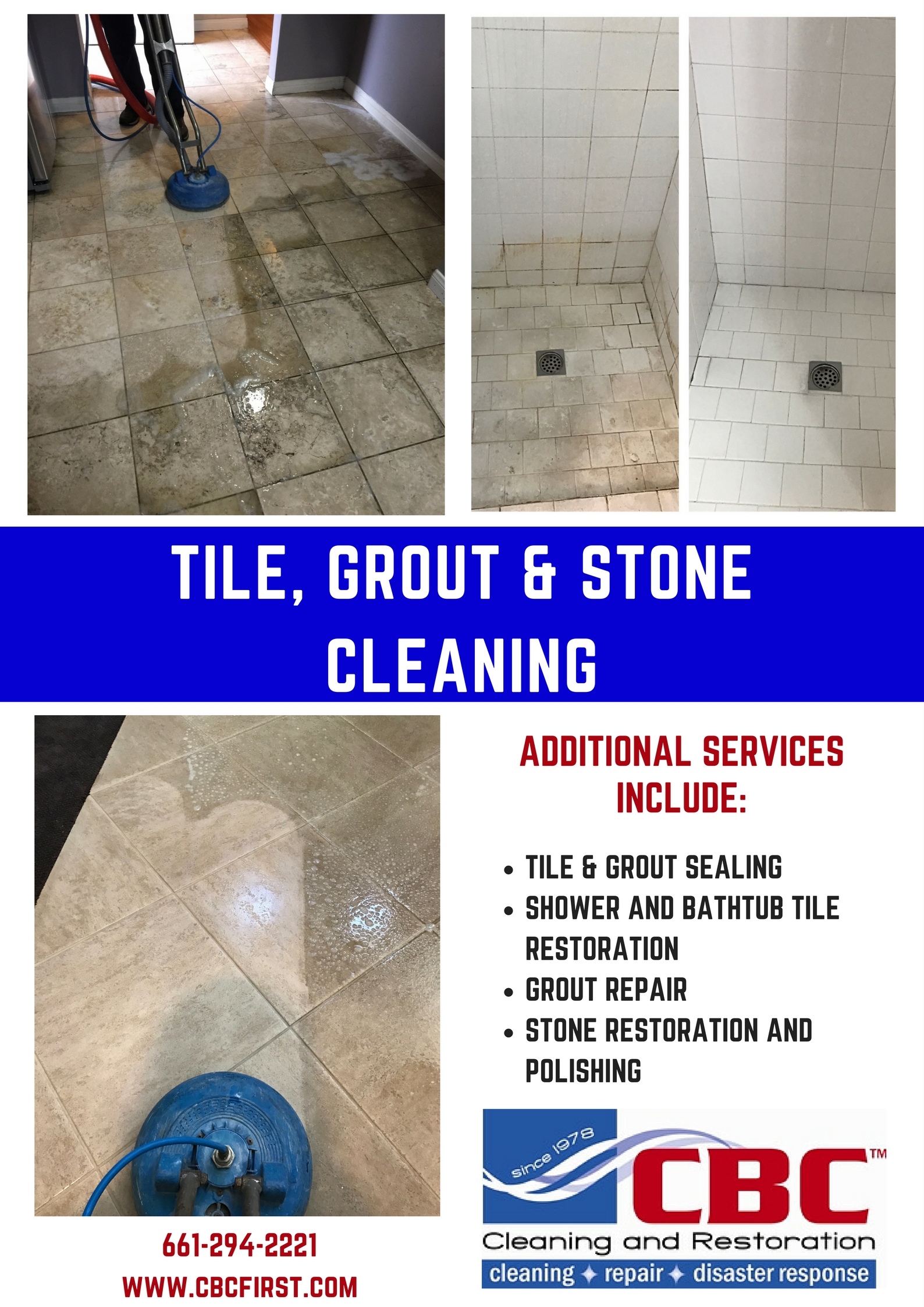 tile grout stone cleaning