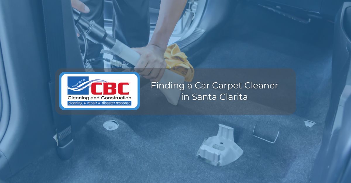 Finding a Car Carpet Cleaner in Santa Clarita