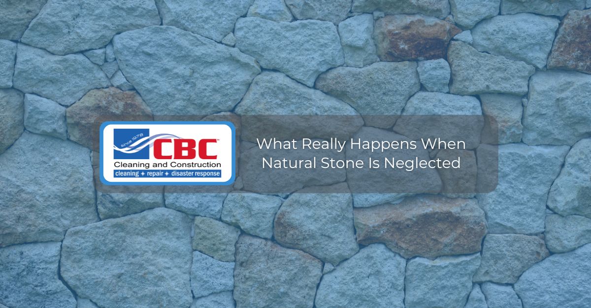 what really happens when natural stone is neglected